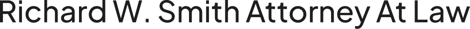 Attorney's name on black background